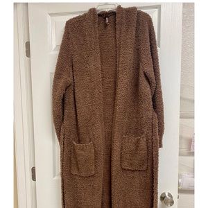 SKIMS Cozy Brown Robe (Sz L/XL)